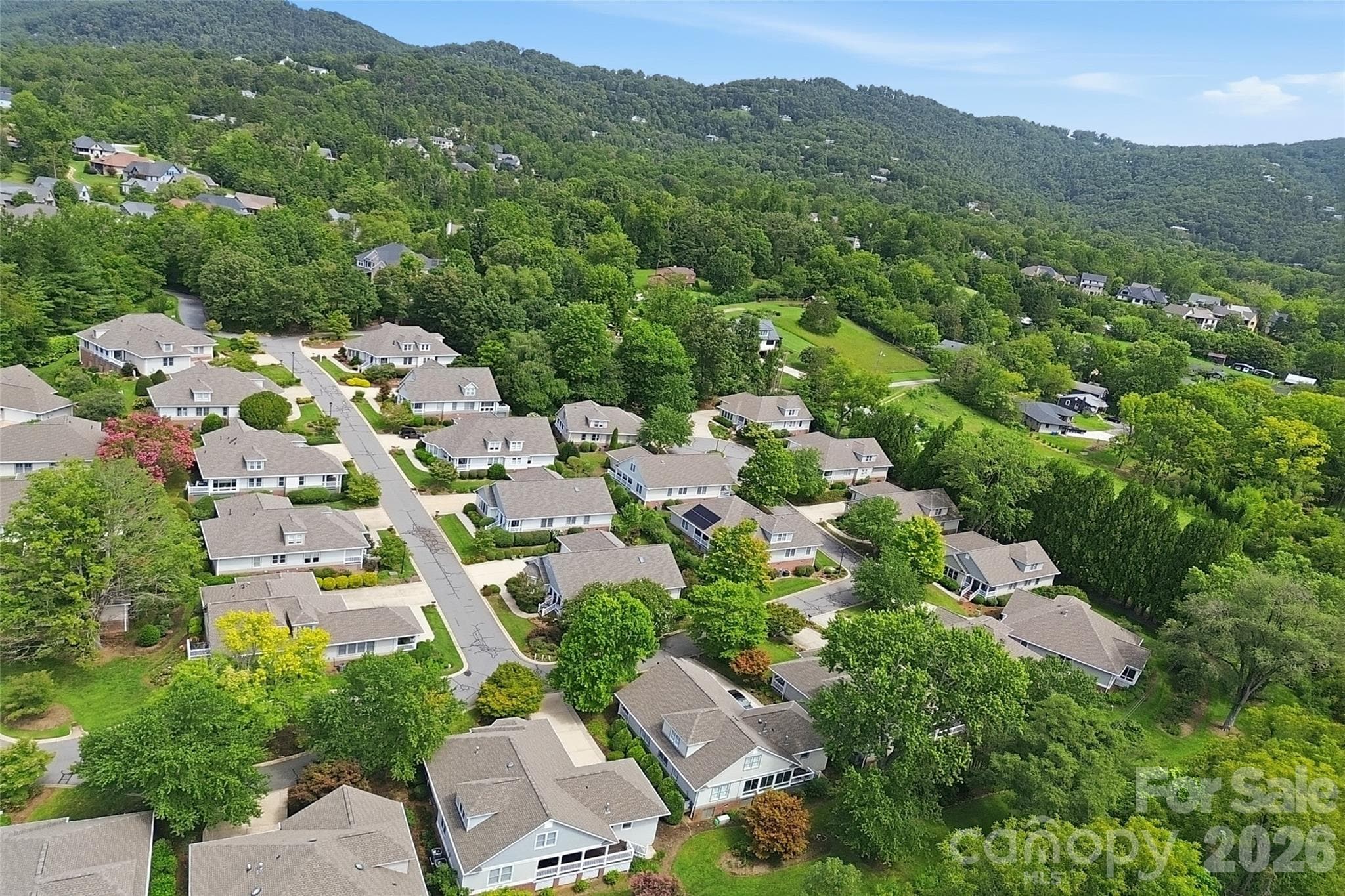 Creekside from above - 18 Creekside Way, Asheville