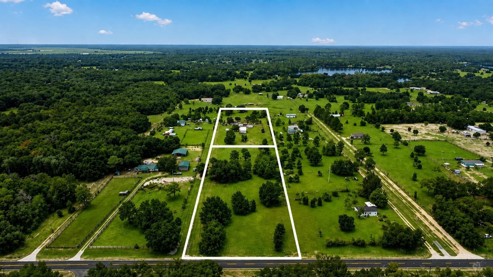 Outline of both Parcels of Land 6 acres - 15355 SE 113TH STREET RD, OCKLAWAHA