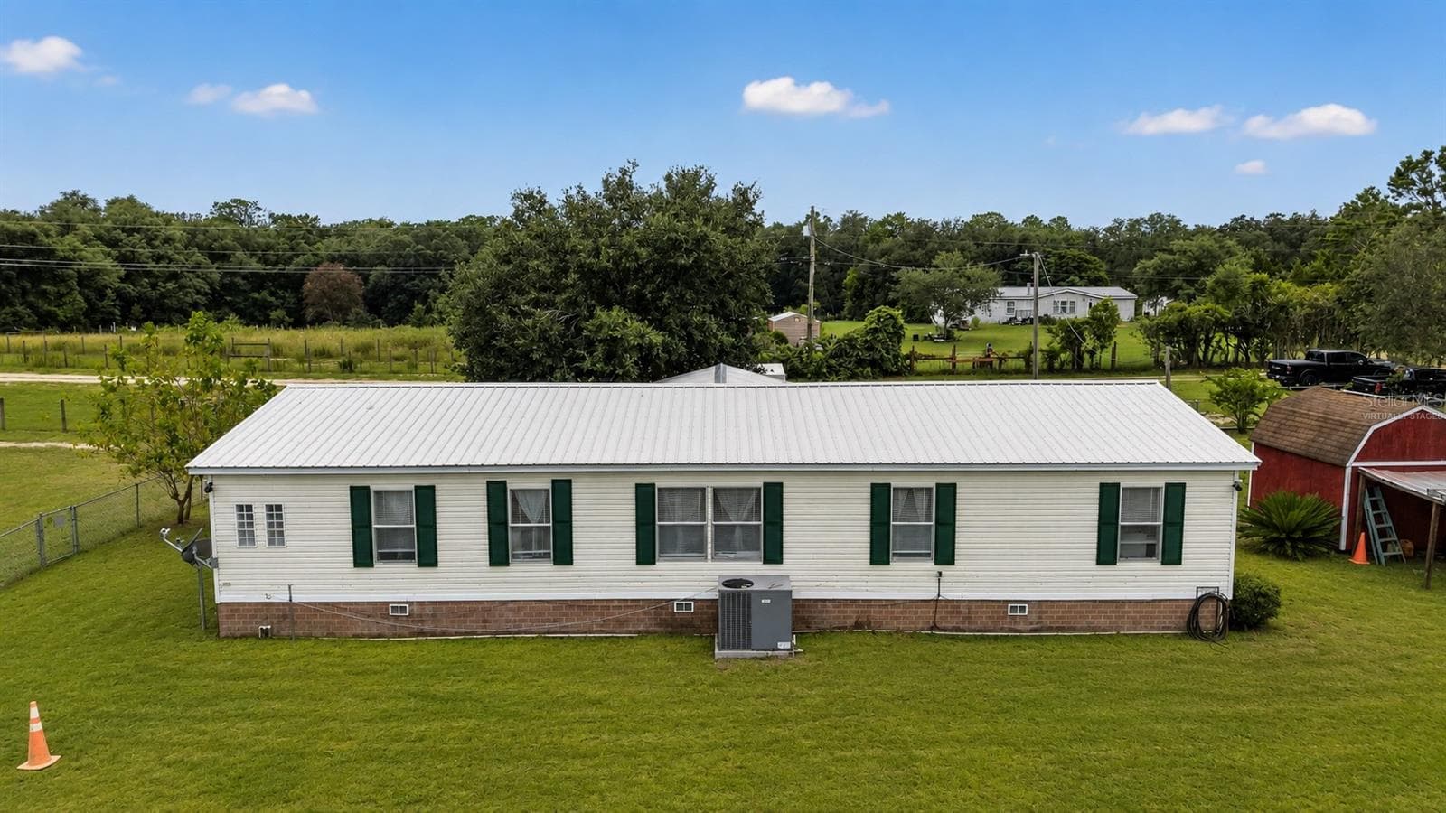 Back of Home - 15355 SE 113TH STREET RD, OCKLAWAHA