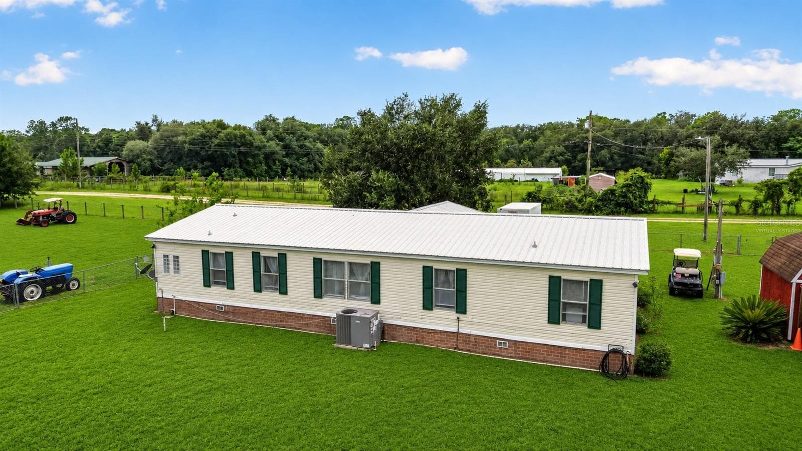 Back of Home - 15355 SE 113TH STREET RD, OCKLAWAHA