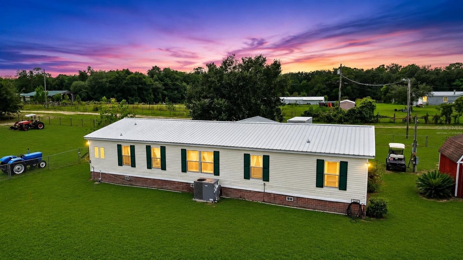 Back of Home - 15355 SE 113TH STREET RD, OCKLAWAHA