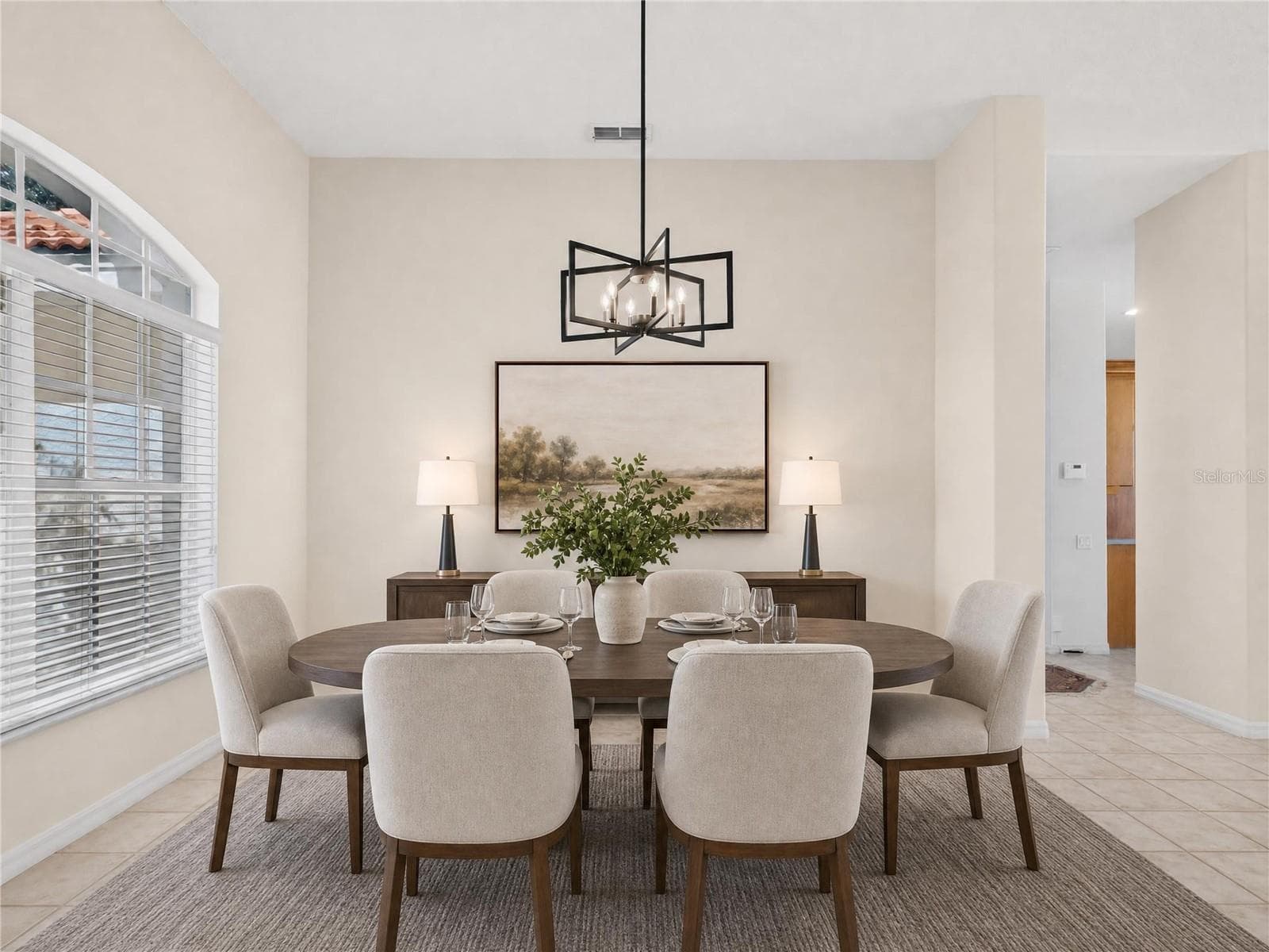 Virtually updated dining set. - 10207 ESTUARY DR, TAMPA
