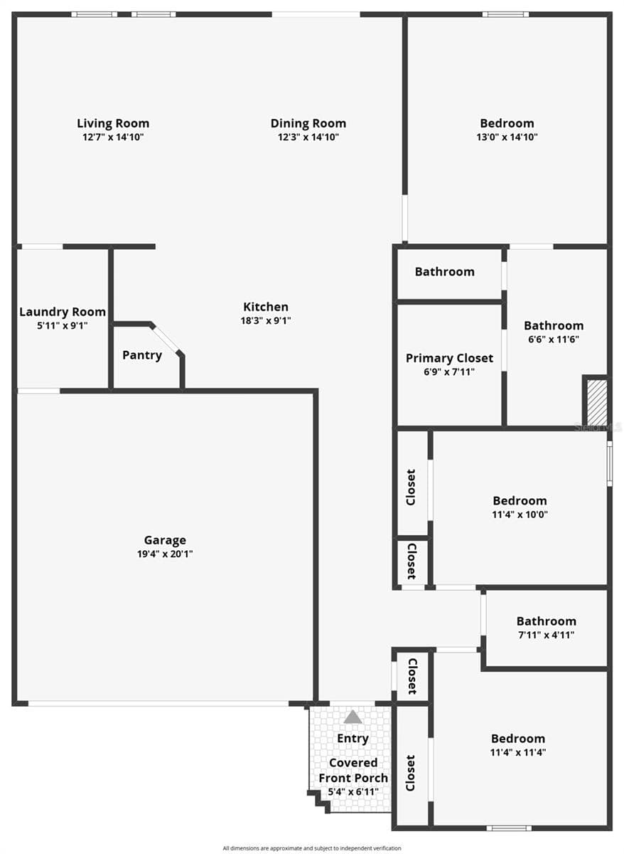 FLOOR PLAN - 4782 CLOISTER ST, KISSIMMEE