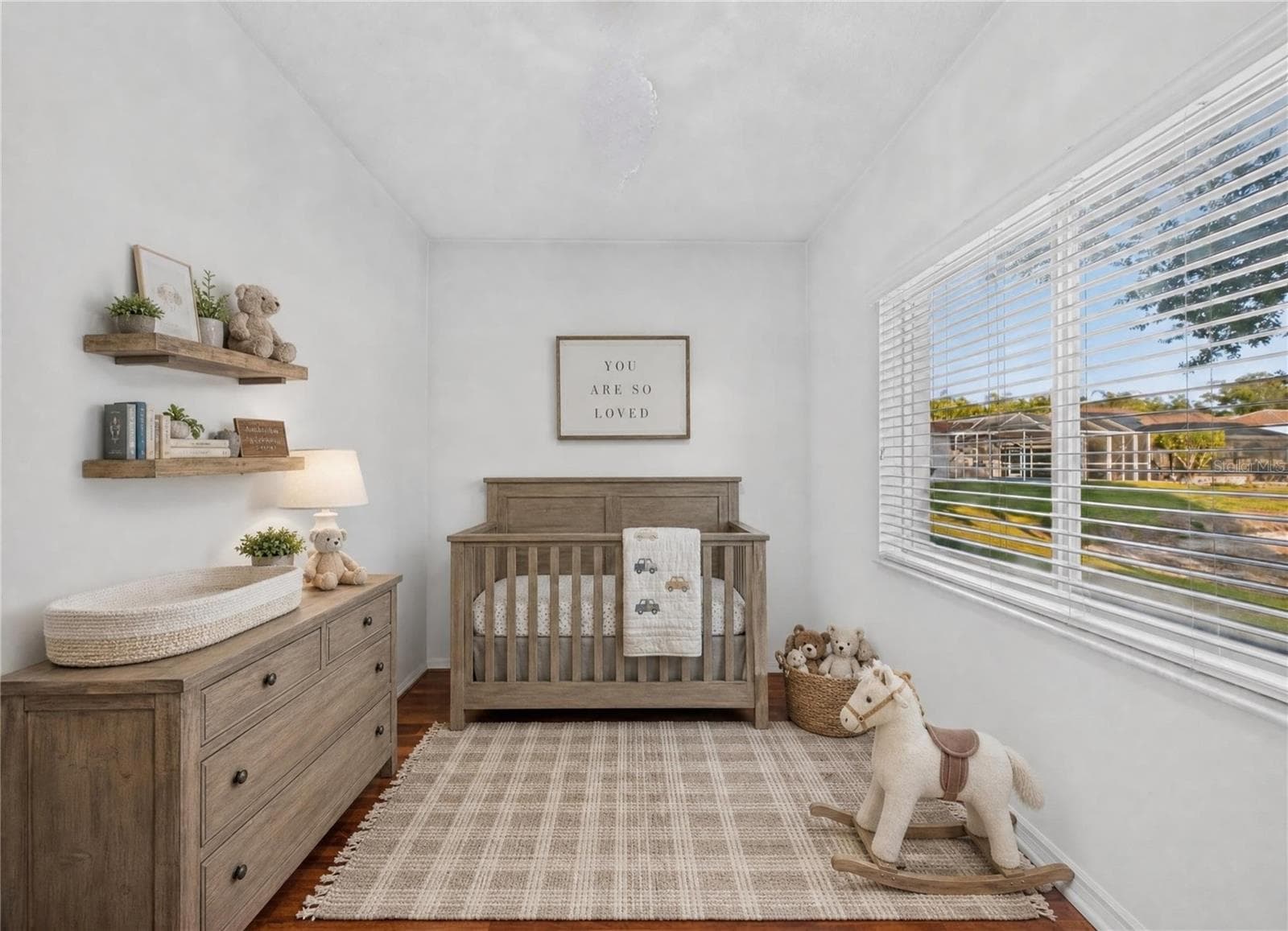 Prayer room virtually reimagined as nursery. - 10207 ESTUARY DR, TAMPA