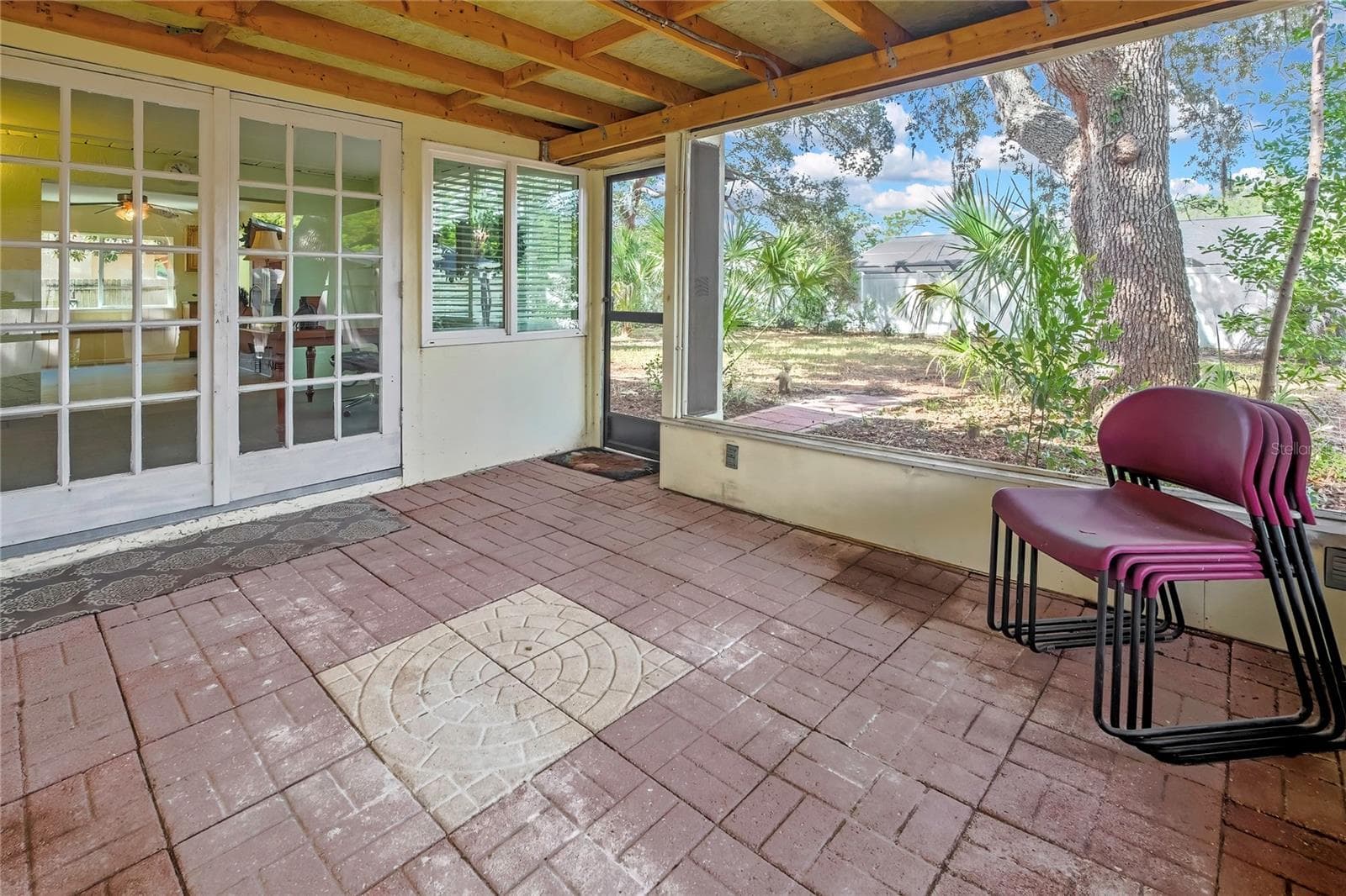 Covered Back porch - 1185 MACFARLANE AVE, SPRING HILL