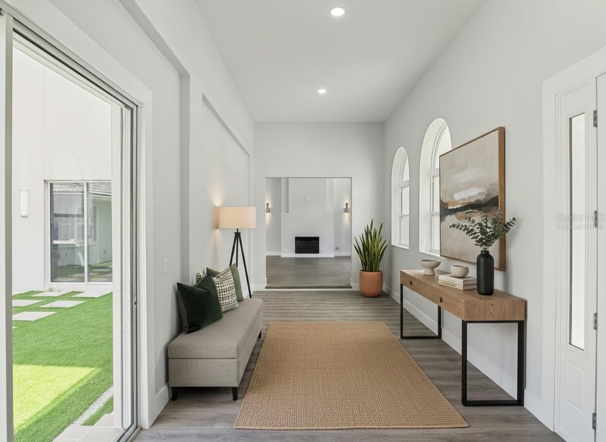 Virtually StagedFoyer - 1190 W LAKESHORE DR, CLERMONT