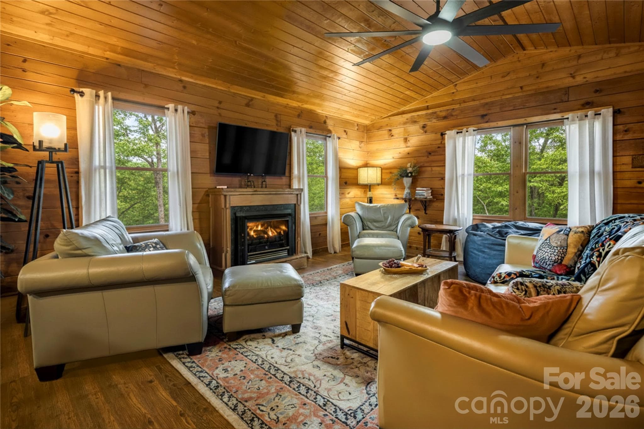 Log Cabin With Fireplace  @ 398 Locust Drive, Maggie Valley NC 28751 - 398 Locust Drive, Maggie Valley