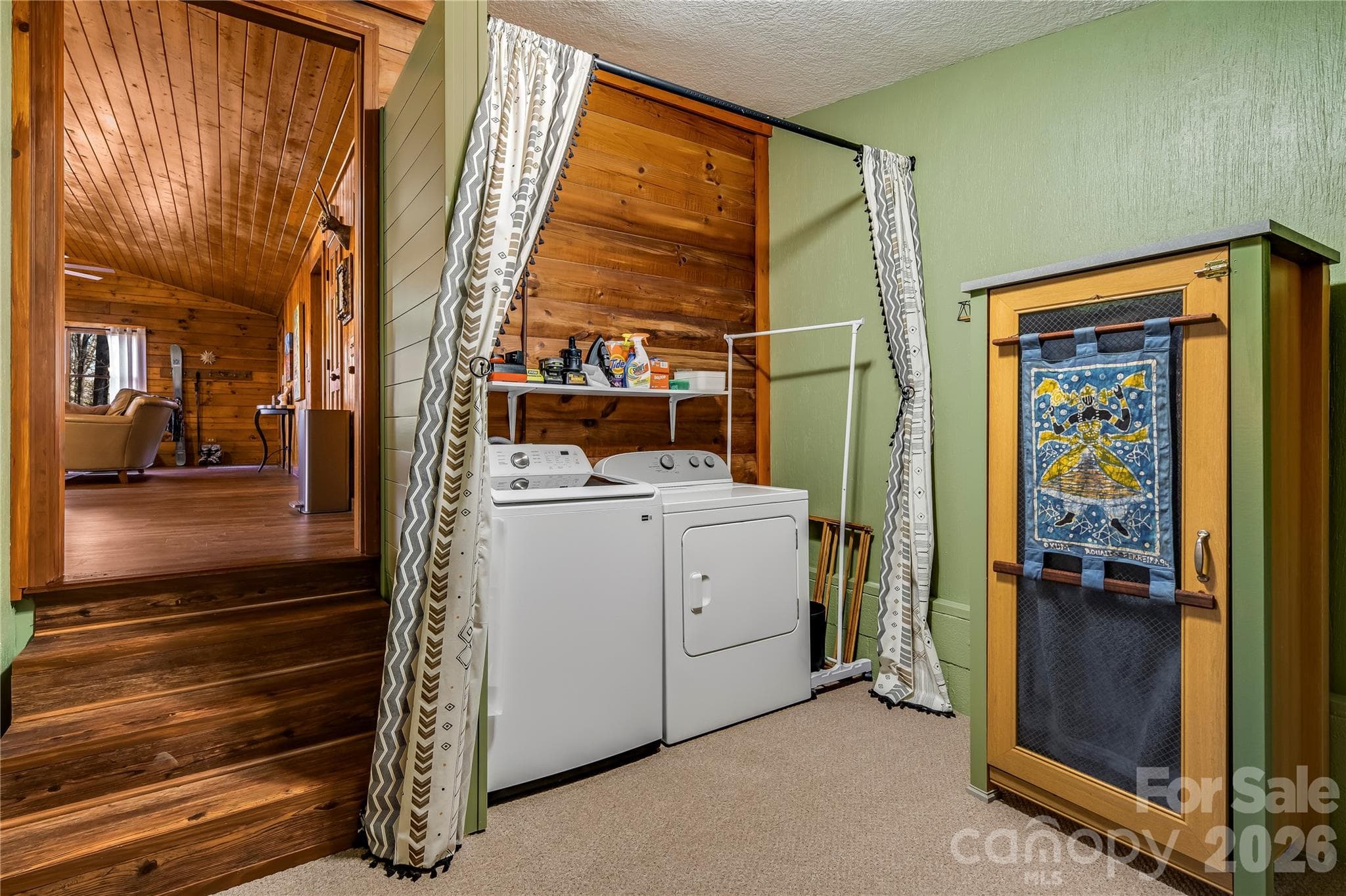 Laundry room - 398 Locust Drive, Maggie Valley