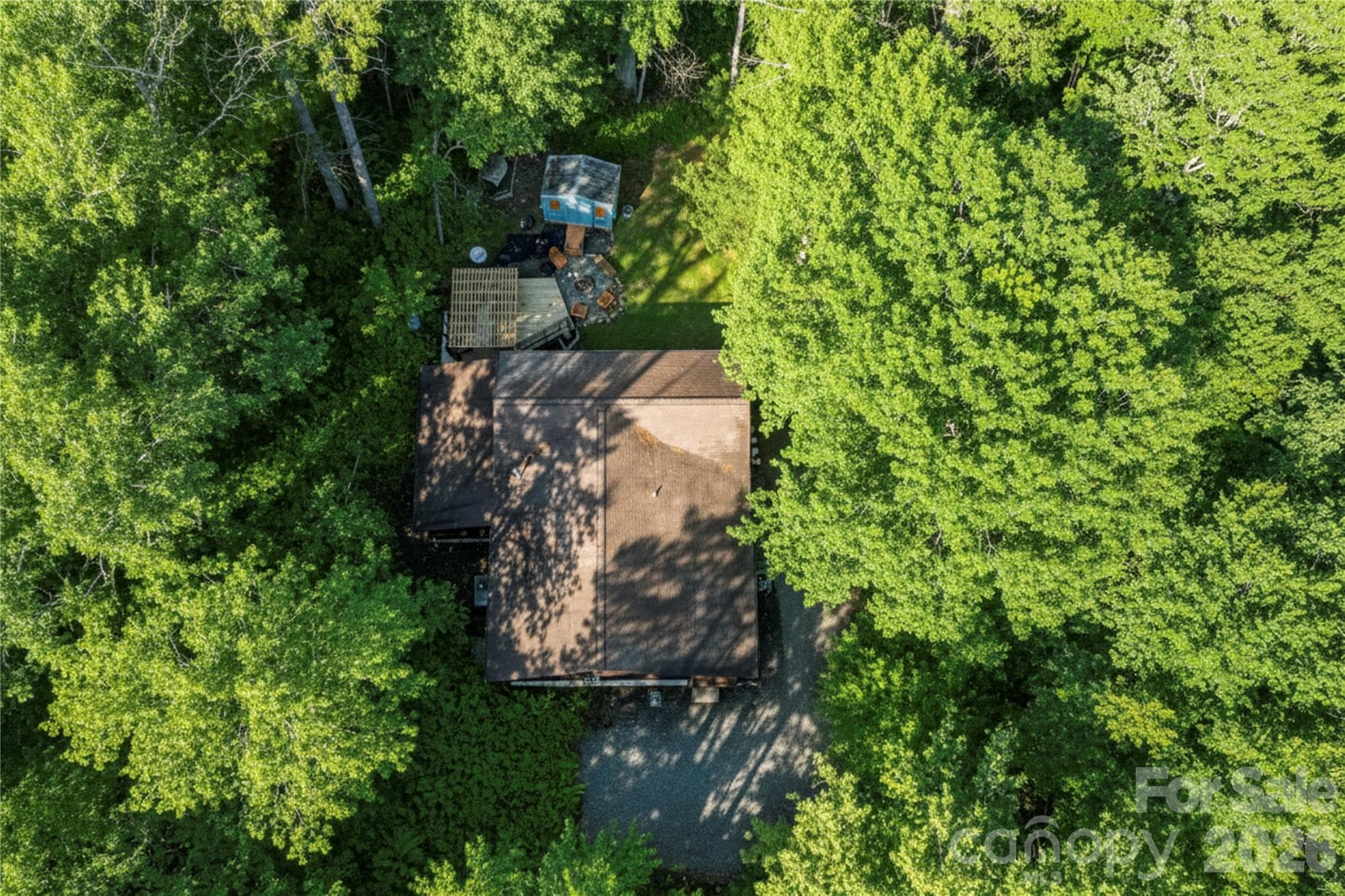 View from above - 398 Locust Drive, Maggie Valley