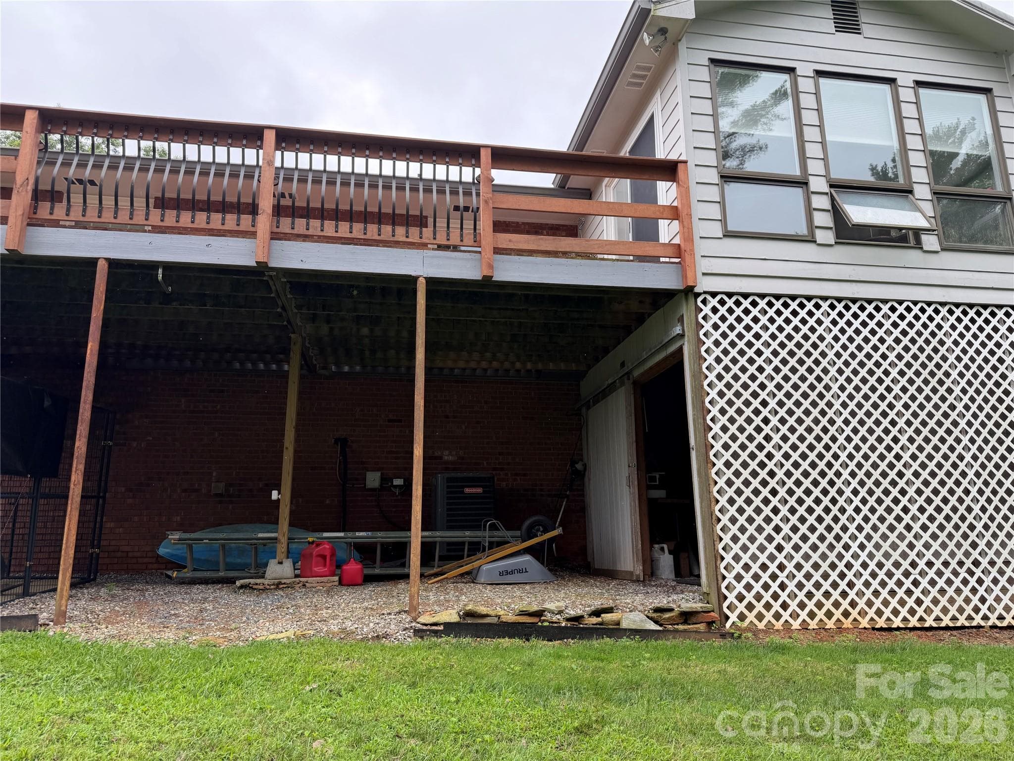 Barn door to storage space open - 1000 Beaumont Poplar Street, North Wilkesboro