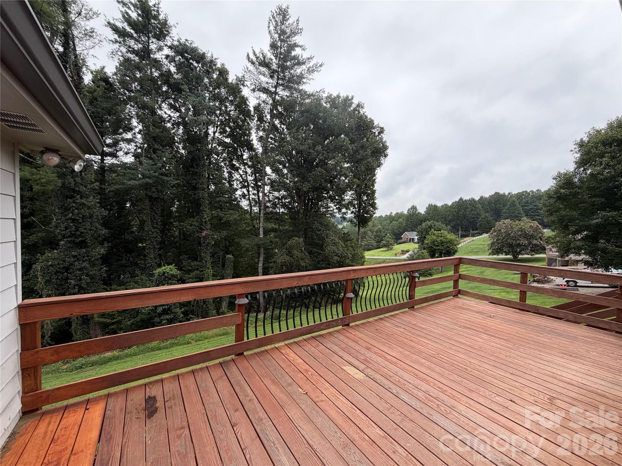 Beautiful view from deck - 1000 Beaumont Poplar Street, North Wilkesboro