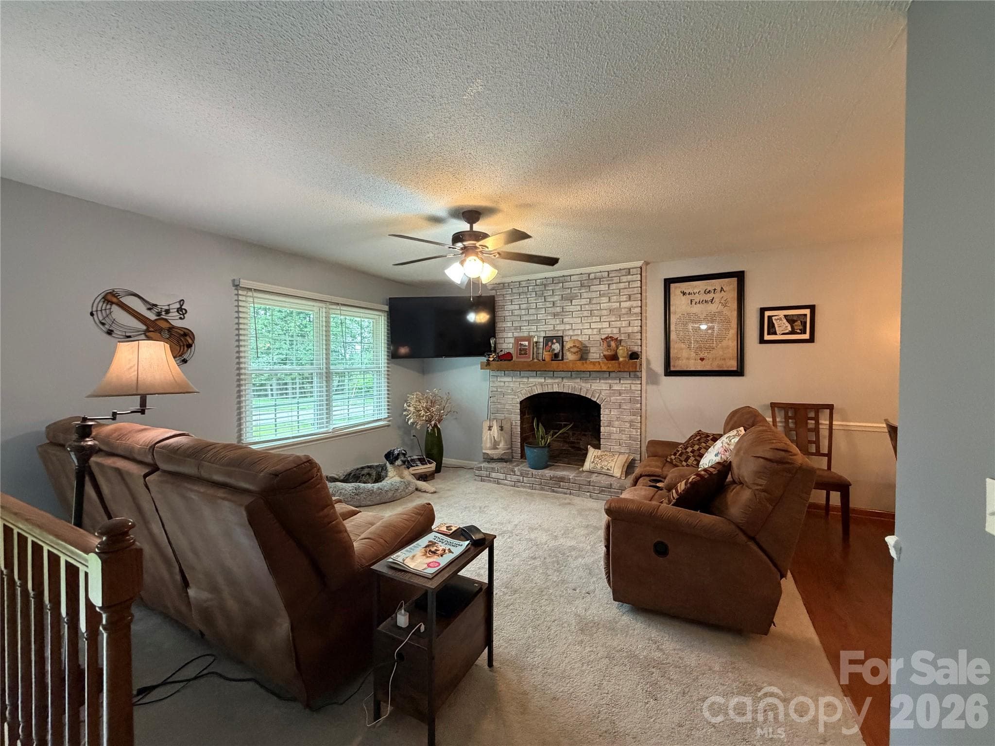 Living Room from Entry - 1000 Beaumont Poplar Street, North Wilkesboro