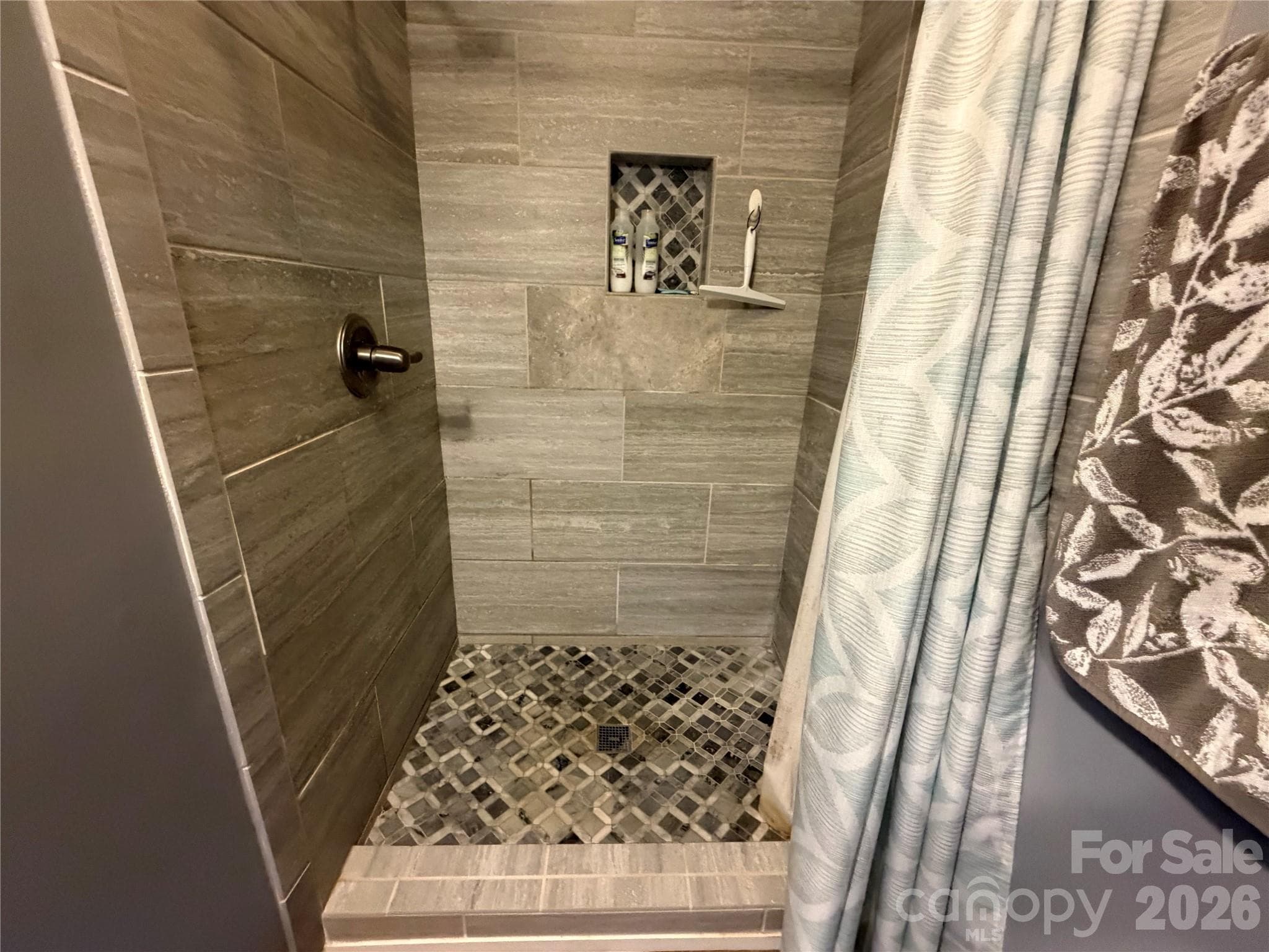 Master Bathroom Shower close up - 1000 Beaumont Poplar Street, North Wilkesboro