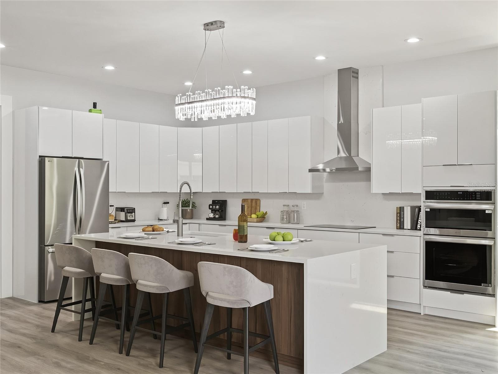 Virtually StagedKitchen - 1190 W LAKESHORE DR, CLERMONT