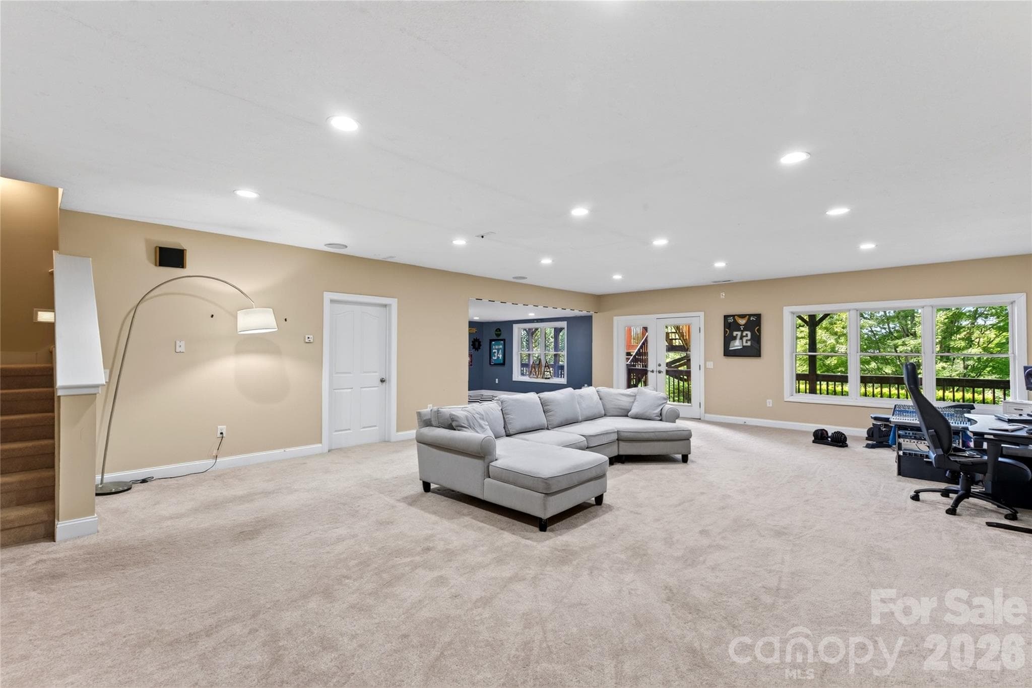 Lower Level Intertaining Room - 719 April Park, Waynesville