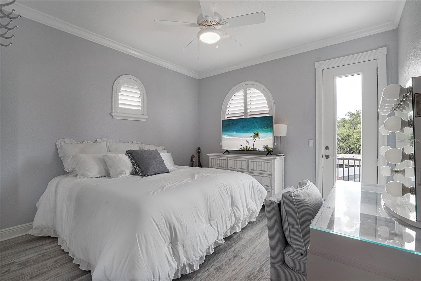 Second Bedroom to outdoor balcony - 1650 ASSISI DR #16, SARASOTA