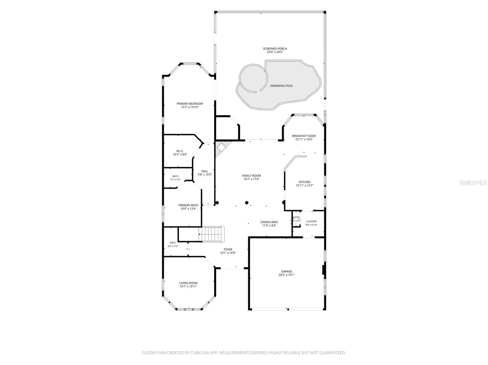 Floor Plan - 1st floor - 1650 ASSISI DR #16, SARASOTA