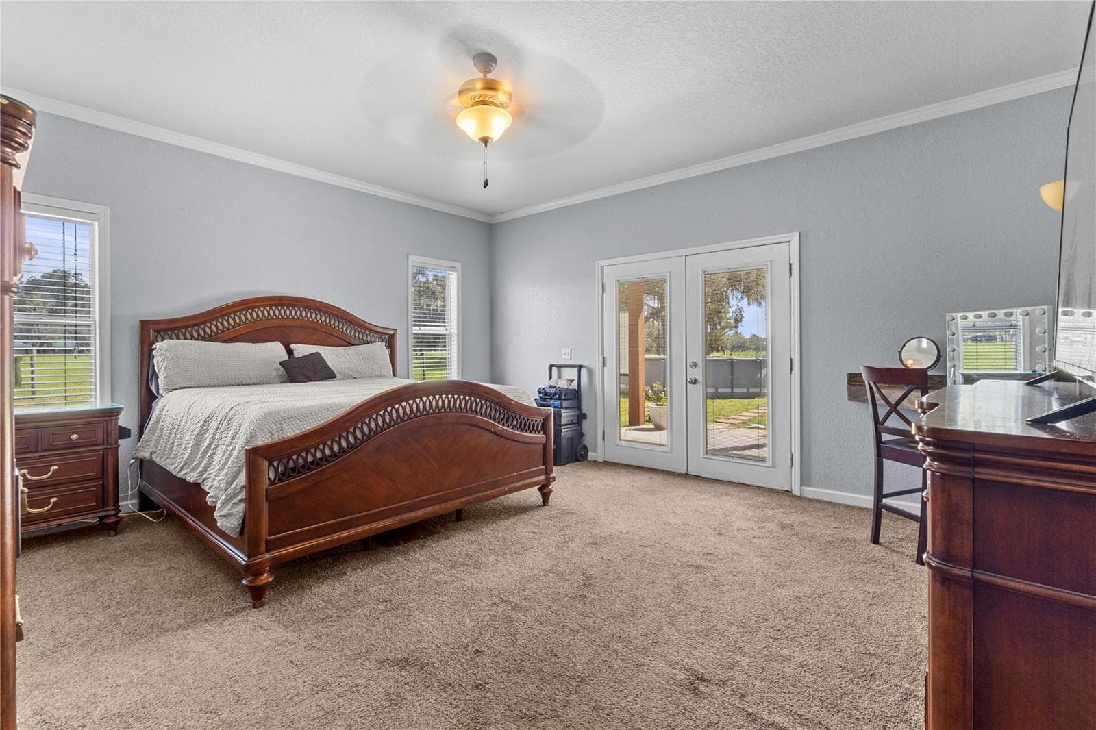 Master Bedroom with en suite bath - 324 NE 300TH ST, CROSS CITY