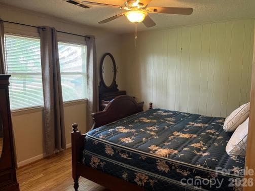 13' x 11'2 Master bedroom. Don't let the measurements fool you! With the expansive offset reach in closet lends room for a California king bedroom suite (sold) offers a beautiful view of the shaded backyard. Pre-hung television! - 1211 Sharon School Road, Stony Point