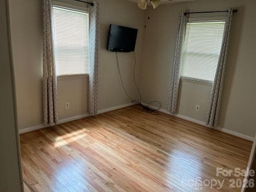 9'10 x 9'10 #2 corner bedroom with reach in closet space and pre-hung television! - 1211 Sharon School Road, Stony Point