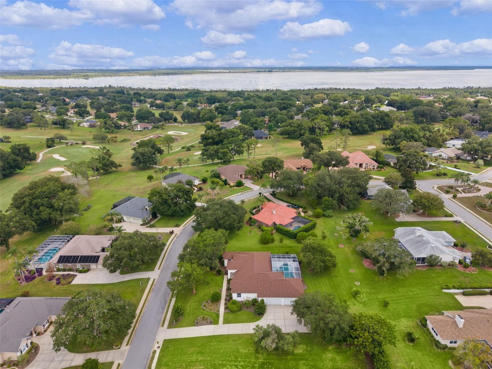 Side Overhead - 39407 TREELINE DR, LADY LAKE