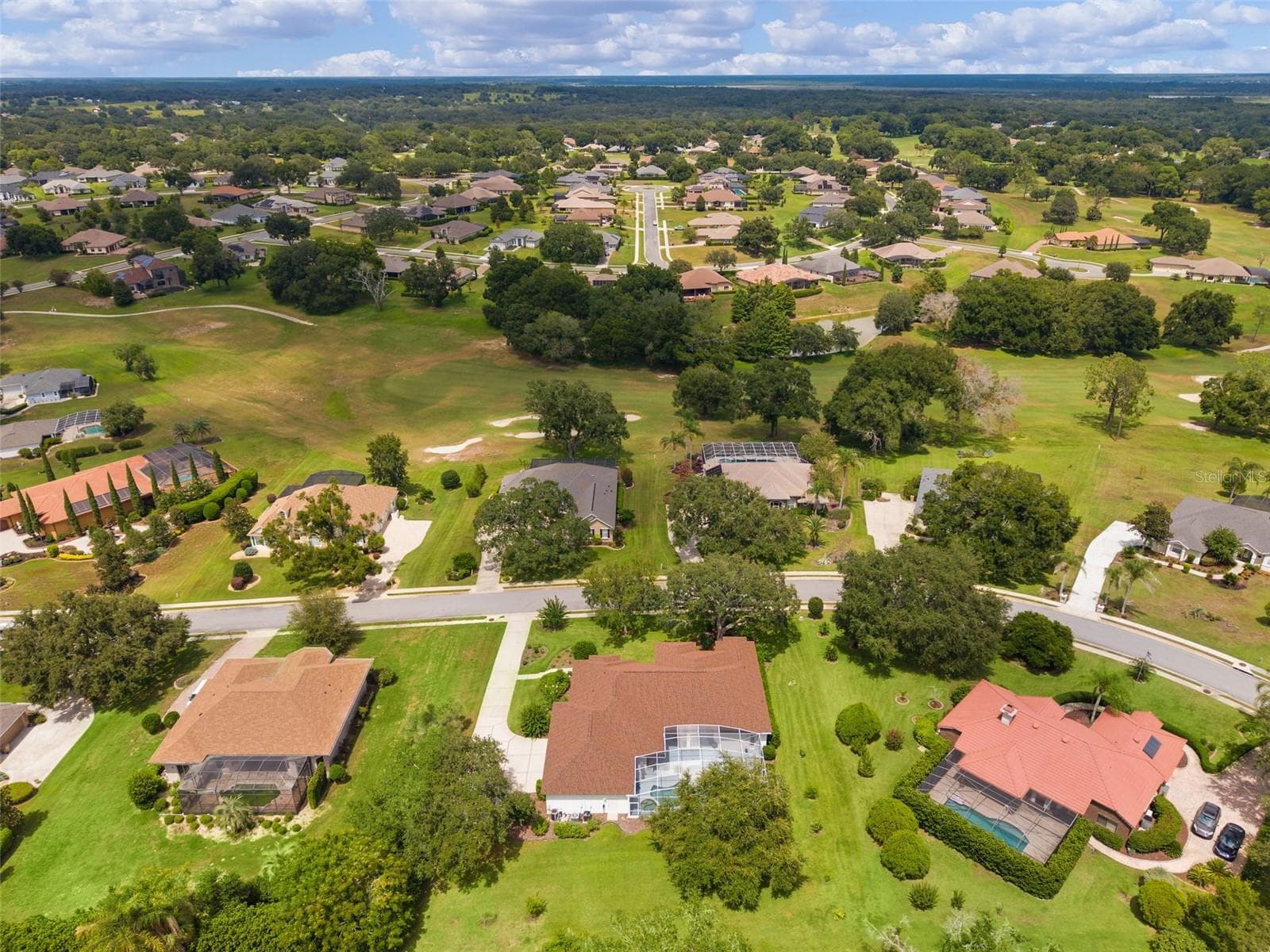 Rear Overhead - 39407 TREELINE DR, LADY LAKE