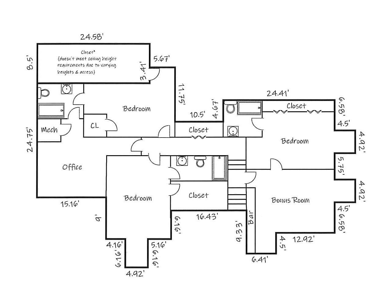 Spacious upstairs den providing flexible living and entertainment space. - 3619 Links Drive NE, Conover