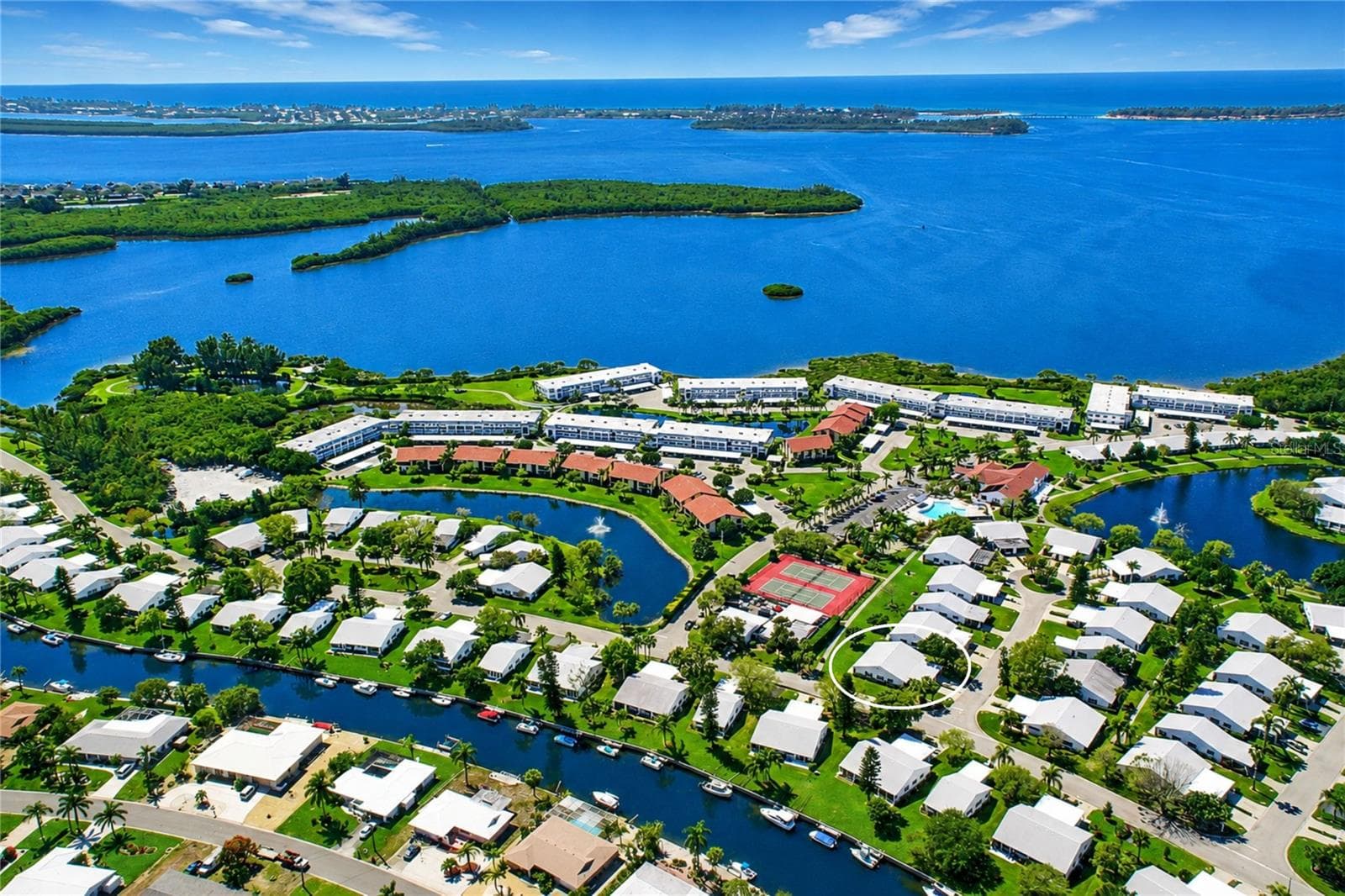 Villa location highlighted in white - 9406 ANDOVER CIR, BRADENTON