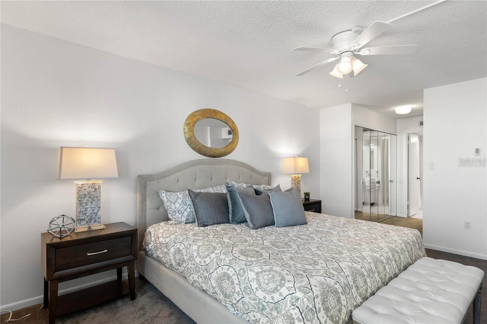 Virtually staged bedroom - 400 ISLAND WAY #503, CLEARWATER BEACH