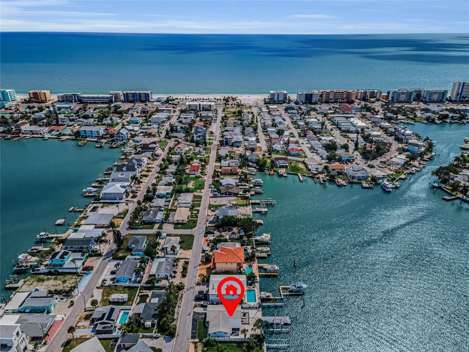 Beautiful waterfront single family home - 360 145TH AVE E, MADEIRA BEACH
