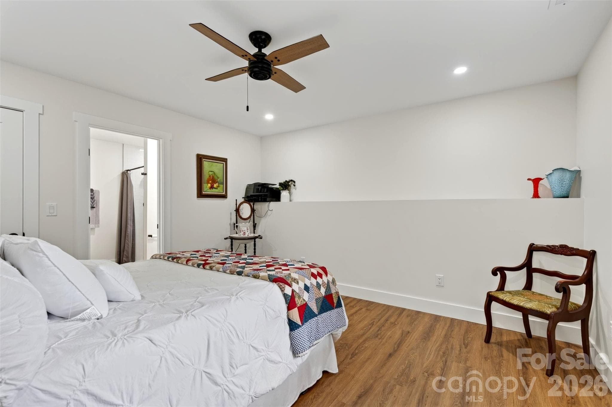 Downstairs Bedroom - 310 Magnolia Ridge Road, Swannanoa