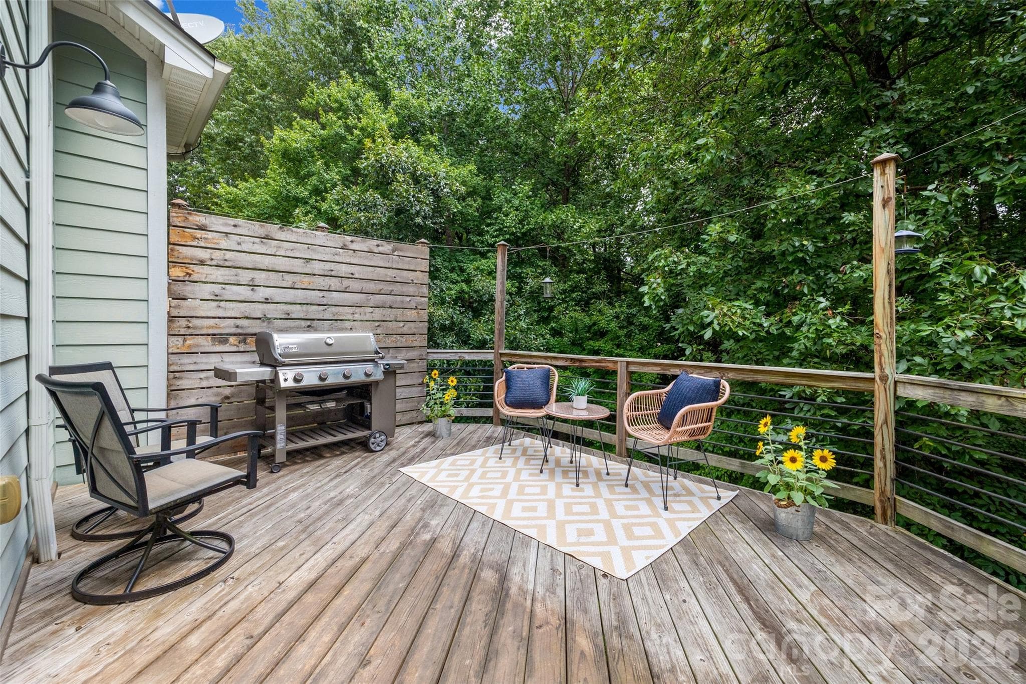 Deck off breakfast area - 2209 Trading Ford Drive, Waxhaw