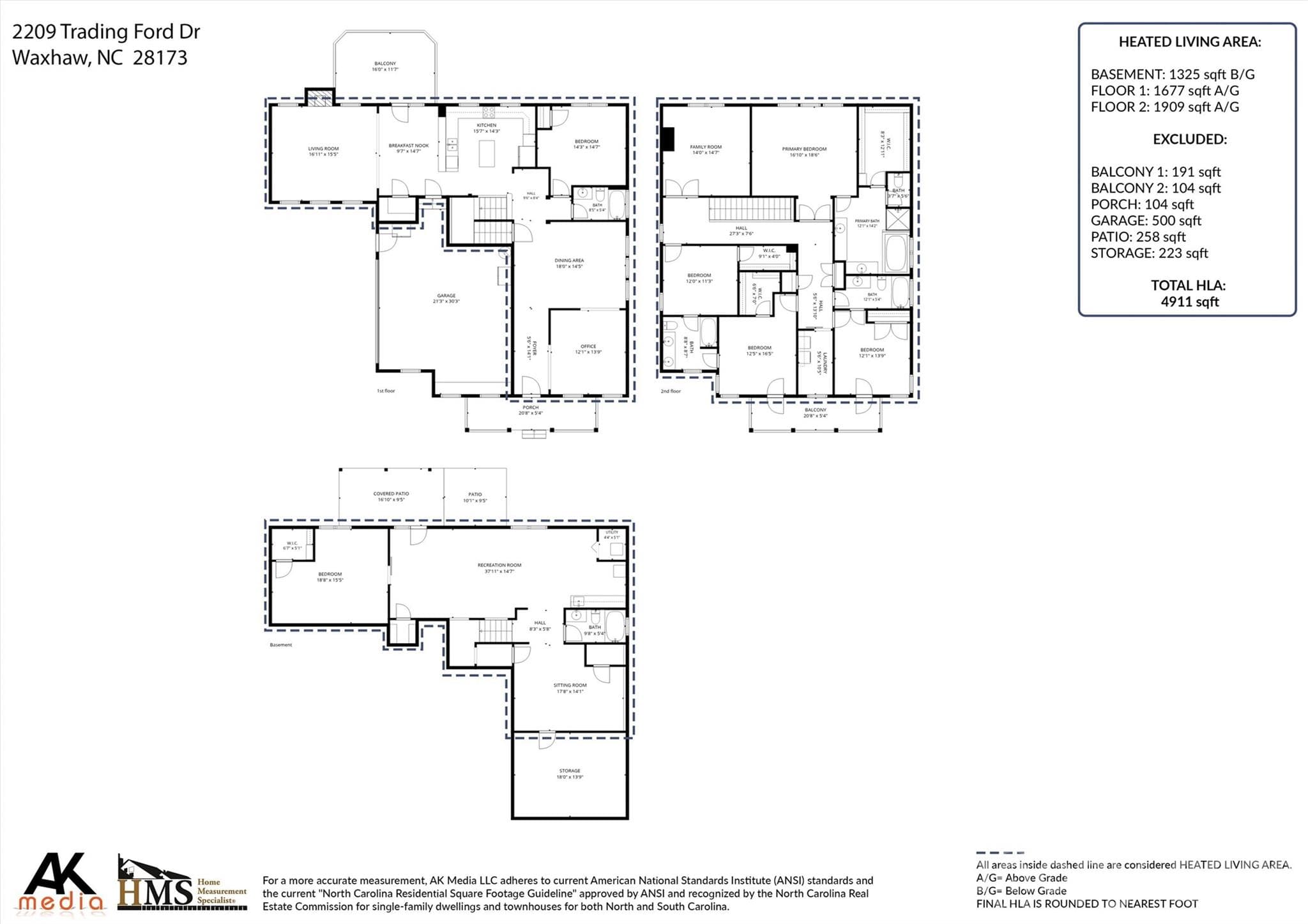 Floorplan for 2209 Trading Ford Drive - 2209 Trading Ford Drive, Waxhaw