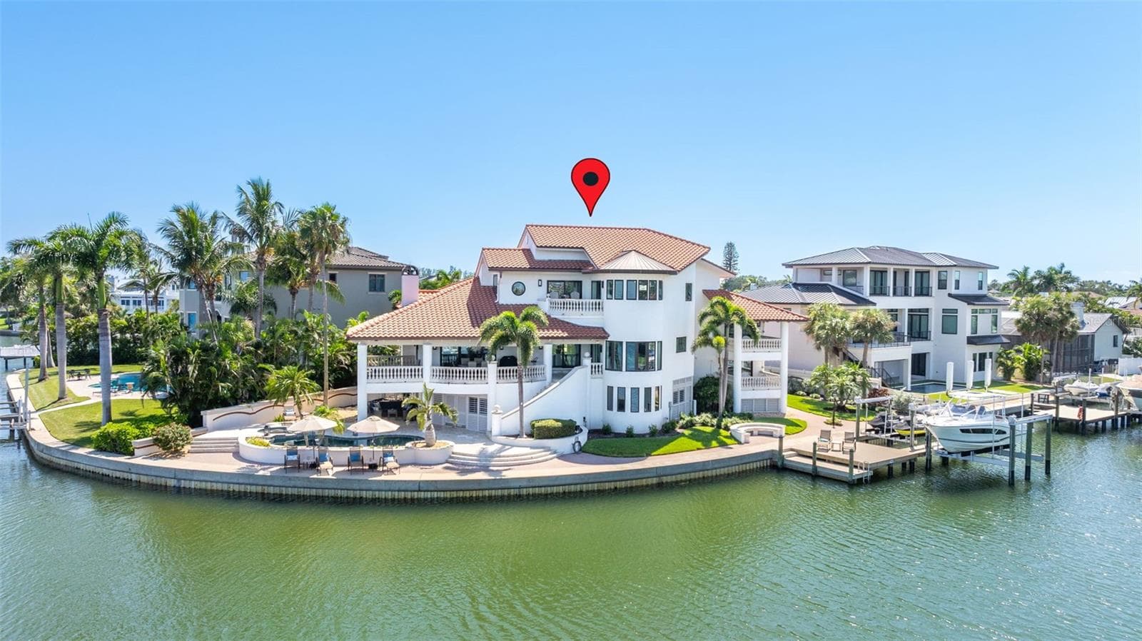 Water-side View - 101 9TH ST E, TIERRA VERDE