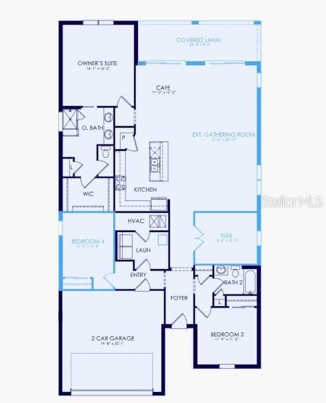 Floorplan - 17086 MOONFLOWER DR, VENICE