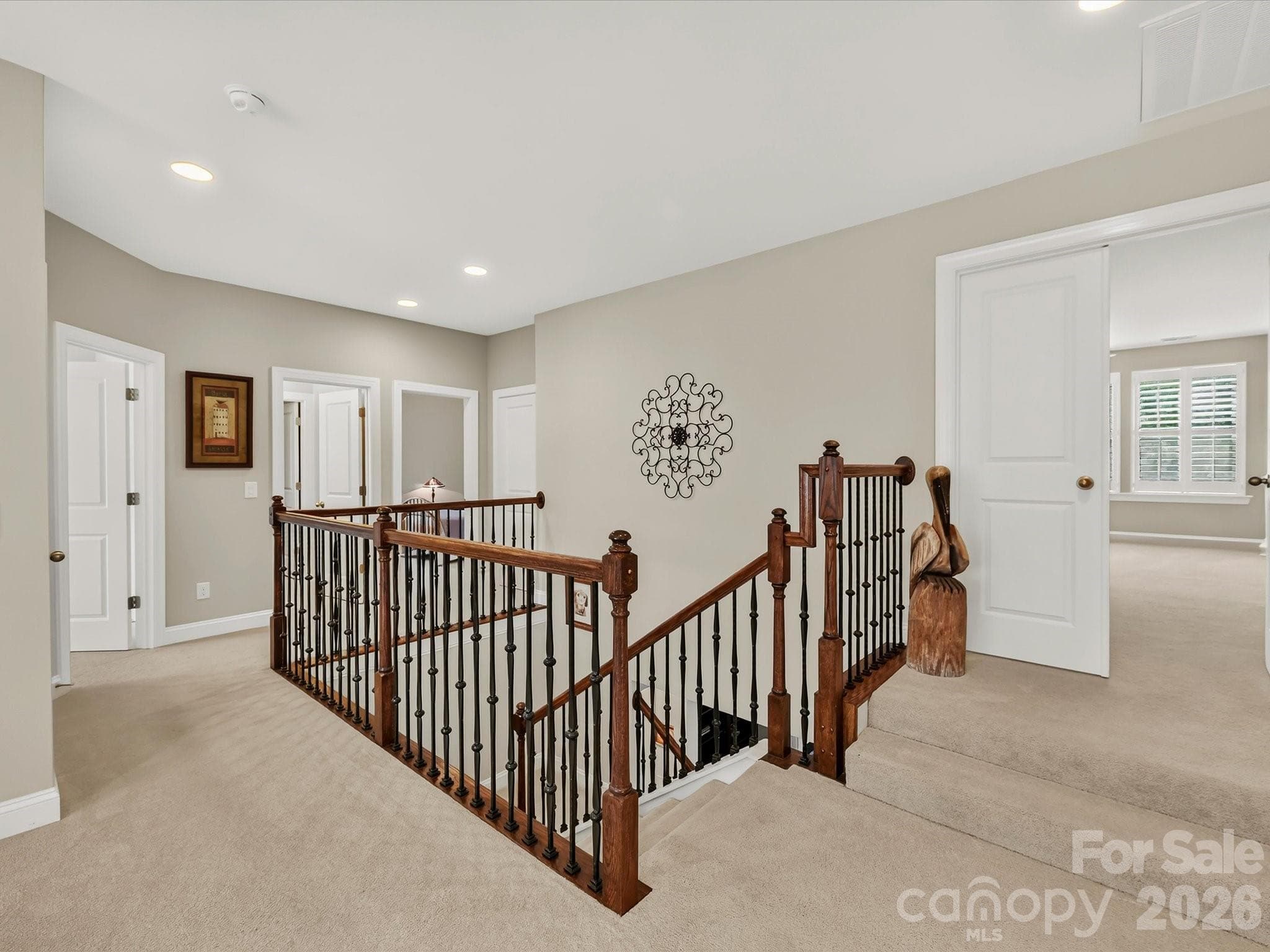 Upstairs landing. - 12323 Cherrybark Lane, Charlotte