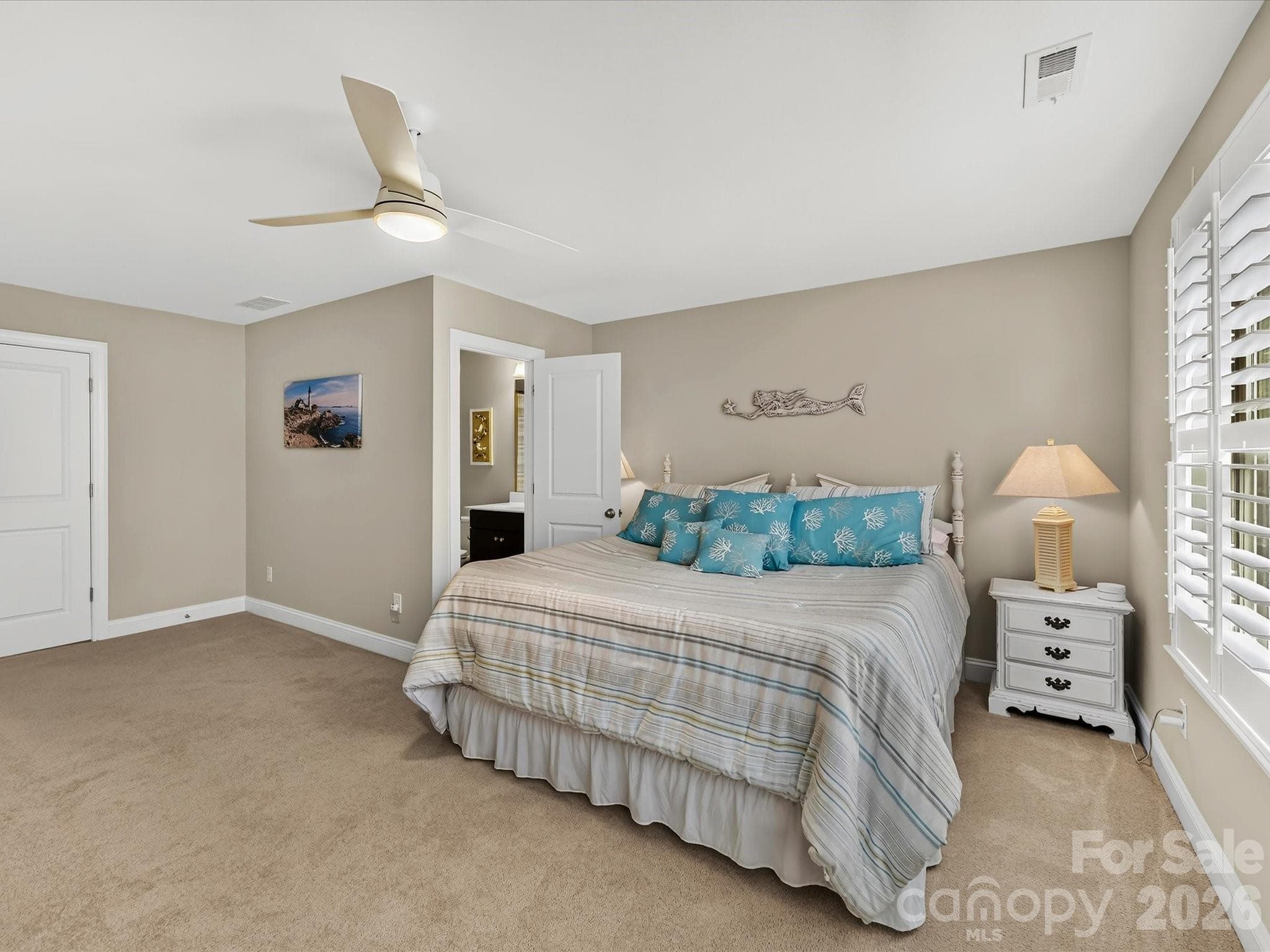 Bedroom 4 is very spacious and has an en-suite bath. - 12323 Cherrybark Lane, Charlotte
