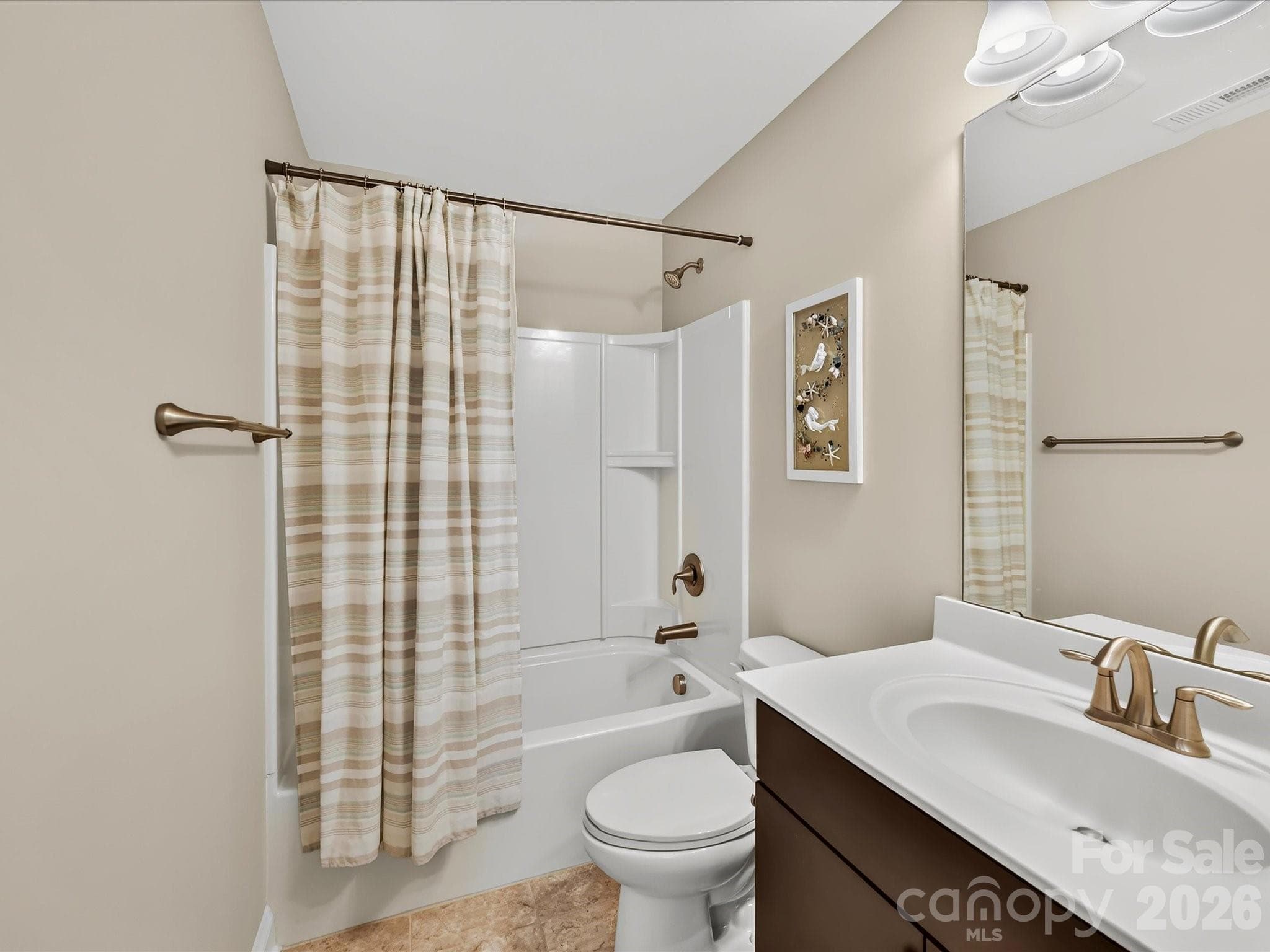 En-suite bath in Bedroom 4. - 12323 Cherrybark Lane, Charlotte