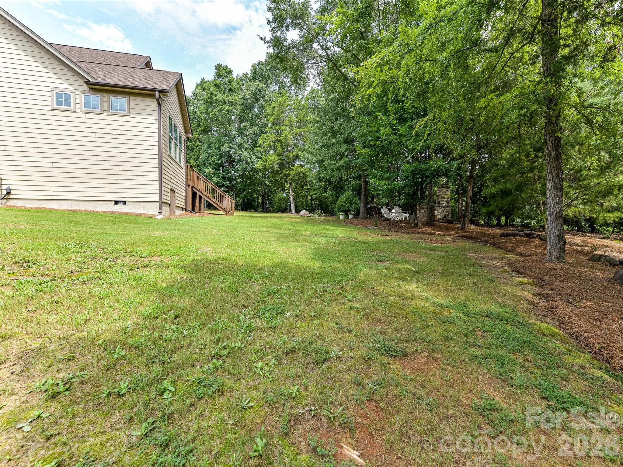 A great combination of green space and natural space! - 12323 Cherrybark Lane, Charlotte