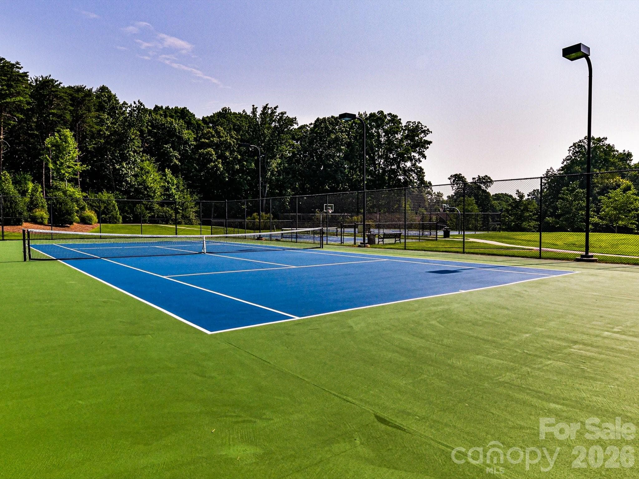 Tennis and basketball courts. - 12323 Cherrybark Lane, Charlotte