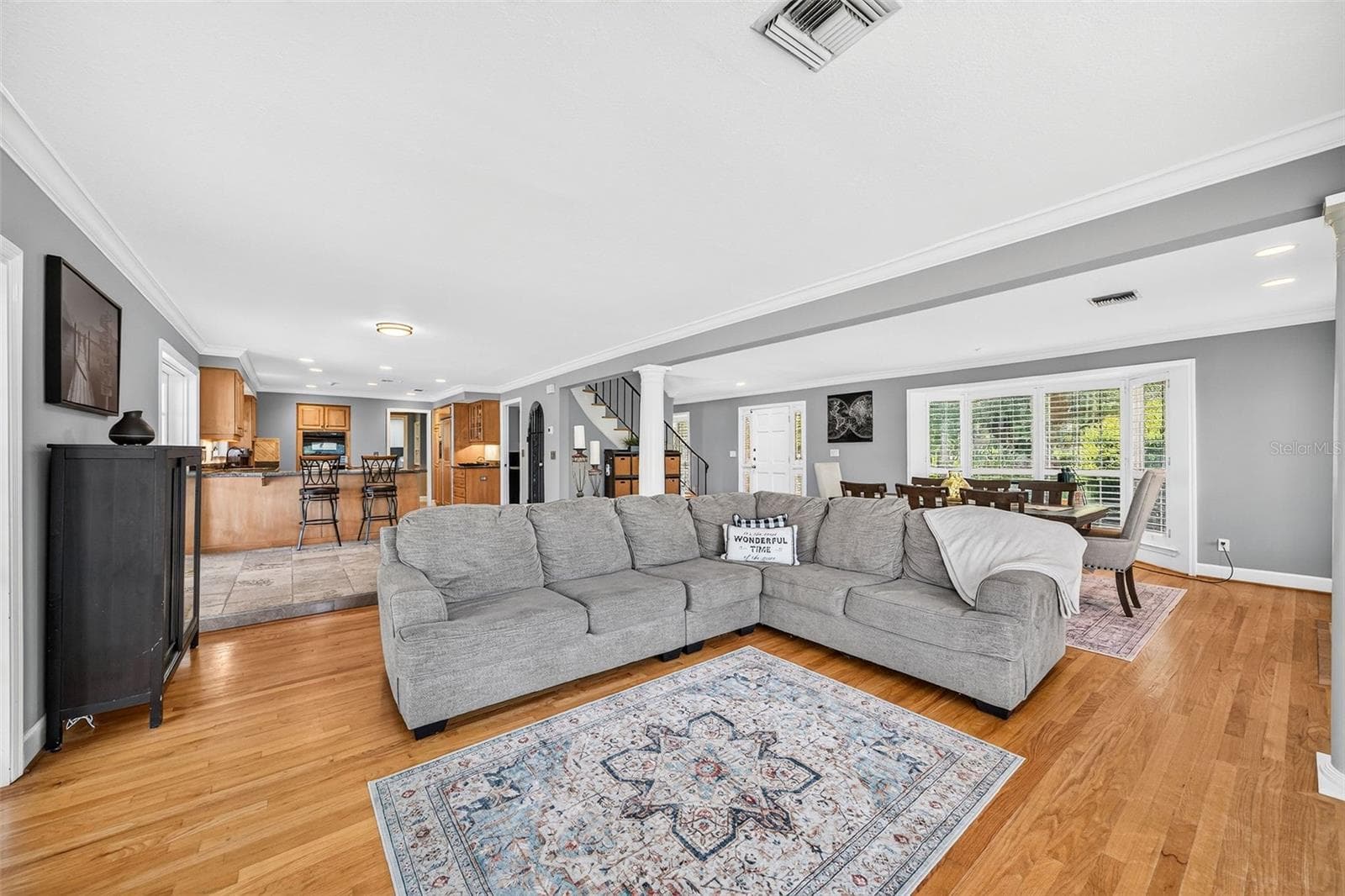 Great room with wood floors - 2260 W CLASSIC COURT, LONGWOOD