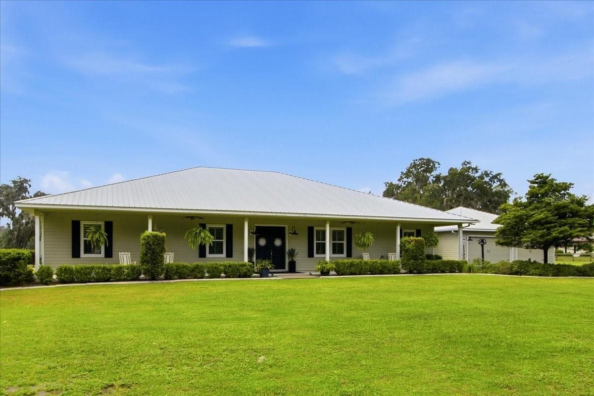View of House from Spring Garden Ranch Road - 1500 SPRING GARDEN RANCH RD, DE LEON SPRINGS