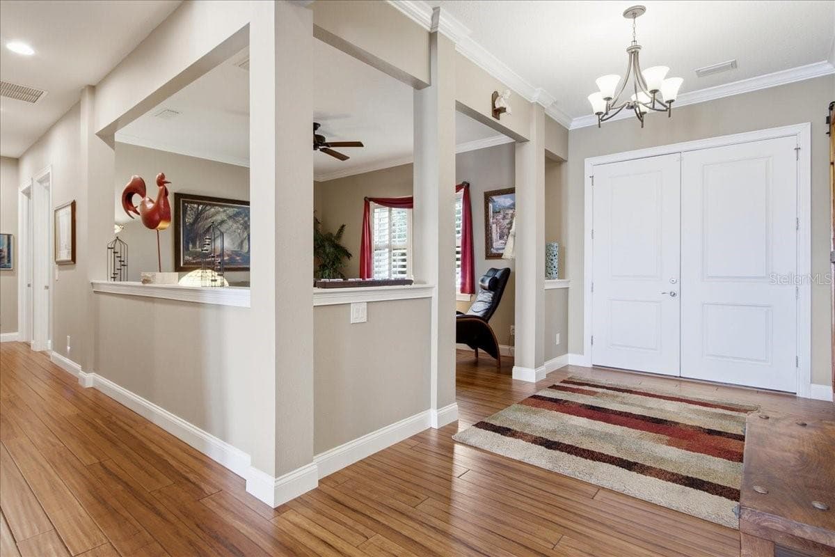 View of Entry Way and Flex Room - 1500 SPRING GARDEN RANCH RD, DE LEON SPRINGS