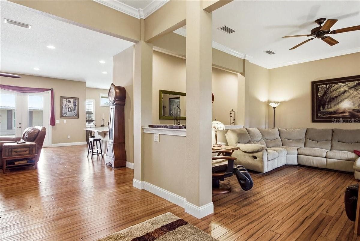 View from Front Entry Way - 1500 SPRING GARDEN RANCH RD, DE LEON SPRINGS