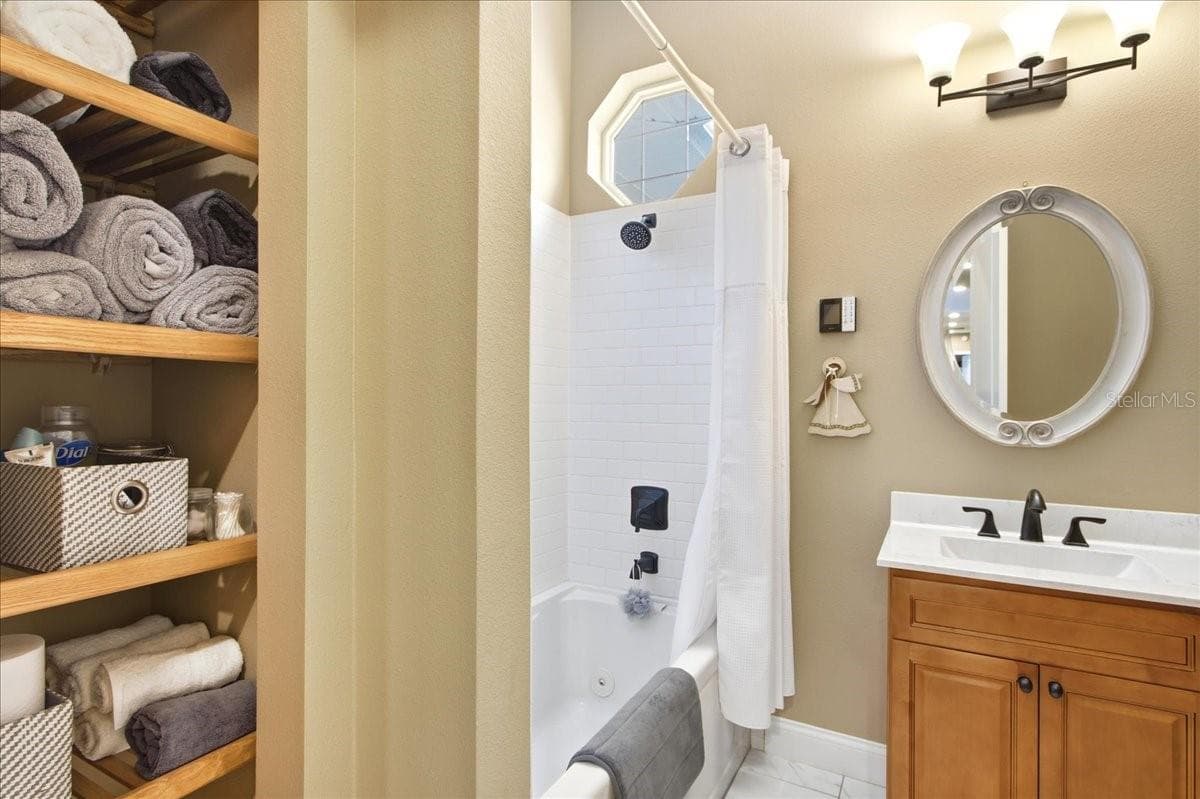 Second Bath in Main House - 1500 SPRING GARDEN RANCH RD, DE LEON SPRINGS