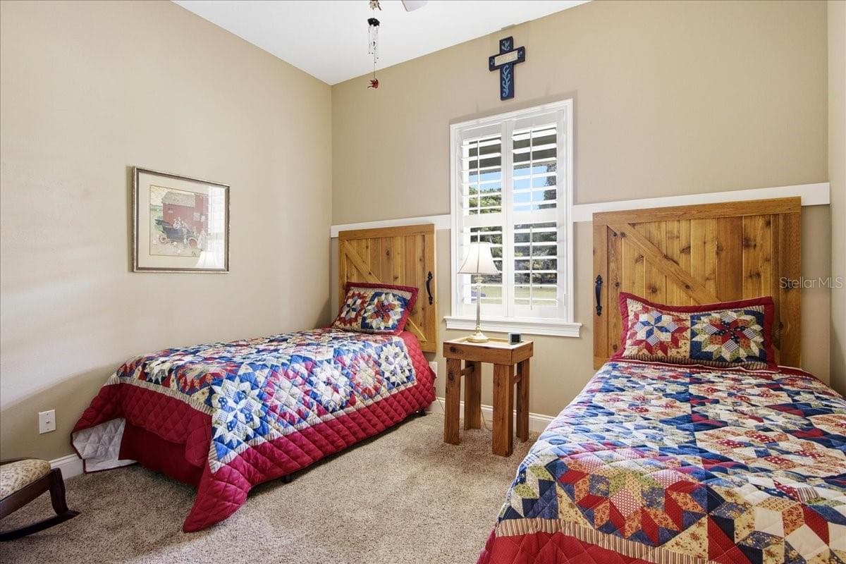 Second Bedroom in Main House - 1500 SPRING GARDEN RANCH RD, DE LEON SPRINGS
