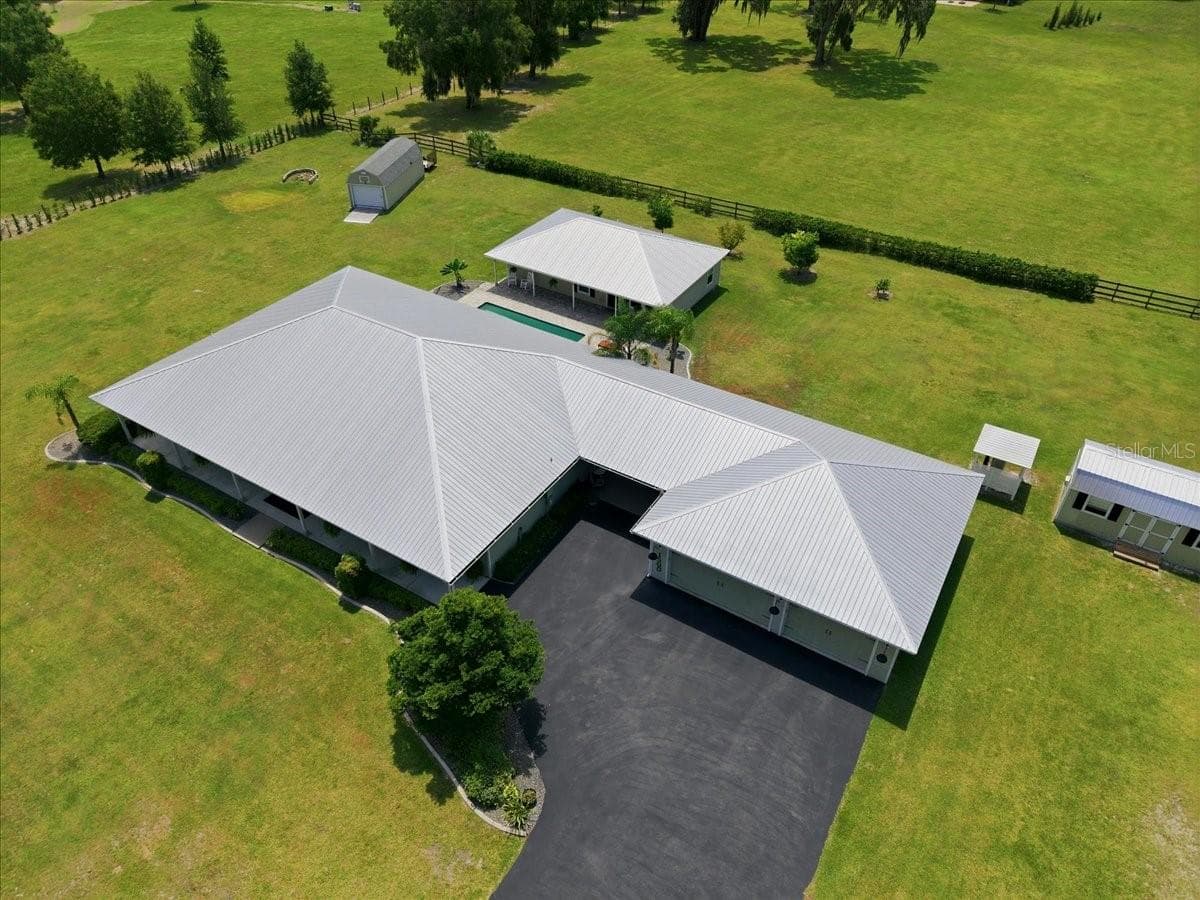 Aerial View of Property - 1500 SPRING GARDEN RANCH RD, DE LEON SPRINGS