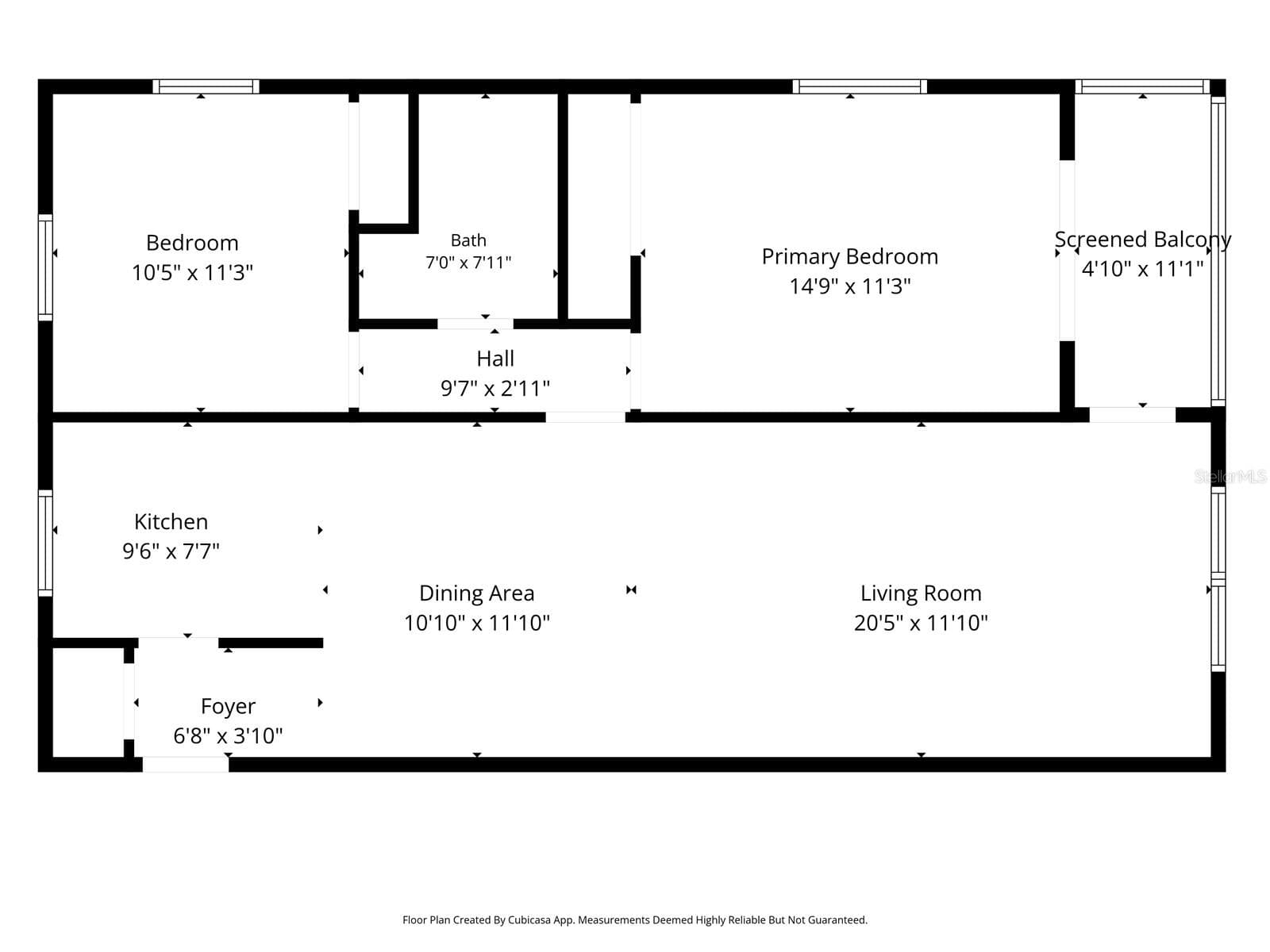 Floor Plan - 12760 INDIAN ROCKS RD #107, LARGO