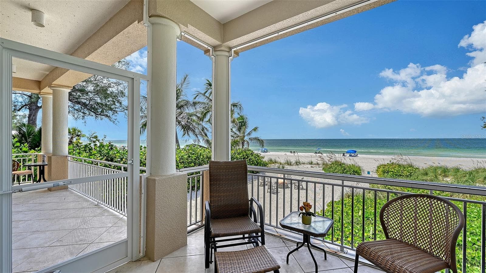 Dine or relax and enjoy the sunset from your screen porch. - 106 74TH ST #100, HOLMES BEACH