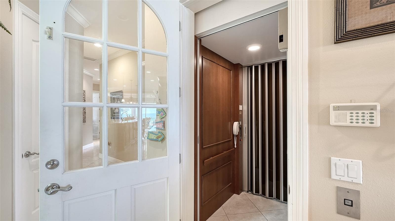 Private elevator is exclusively for this home. - 106 74TH ST #100, HOLMES BEACH
